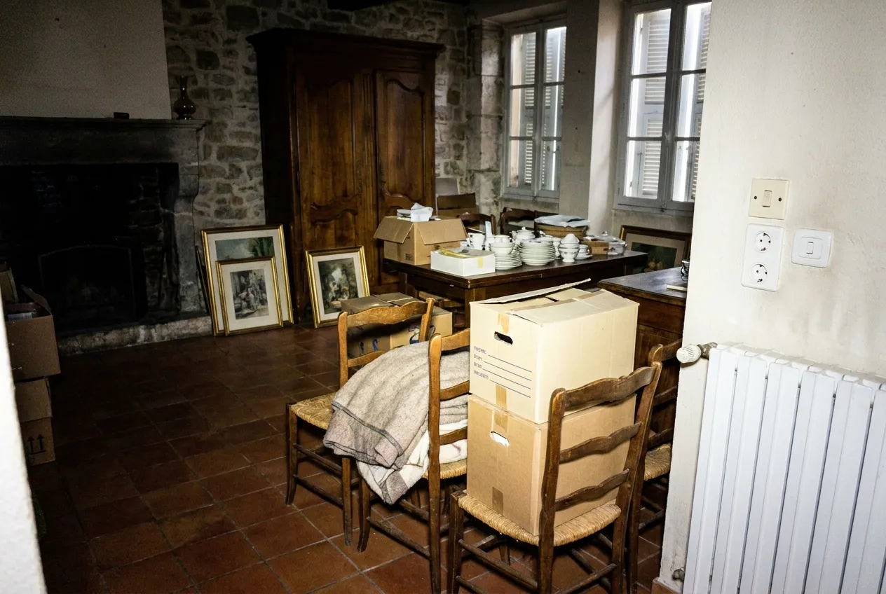 Maison de succession en restanques à Cagnes-sur-Mer, avant le débarras
